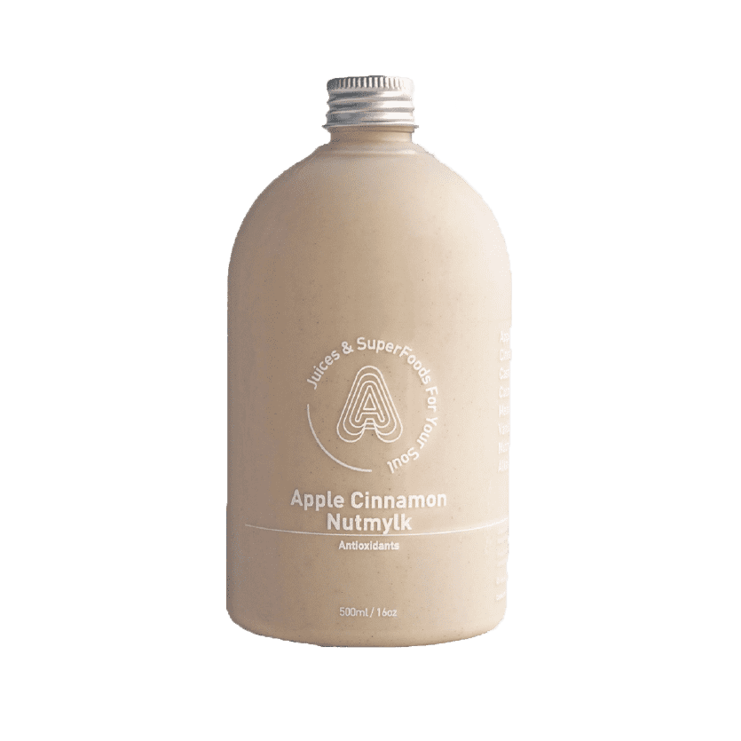 Apple cinnamon nutmylk drink